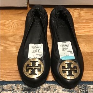 Like New Tory Burch Size 7 Black Reva